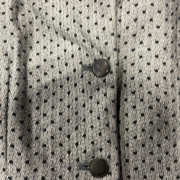 Ladies handmade grey jacket with black spots. - Picture 4 of 4